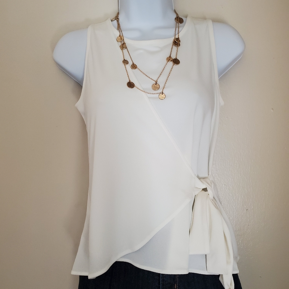 Banana republic front wrap blouse
